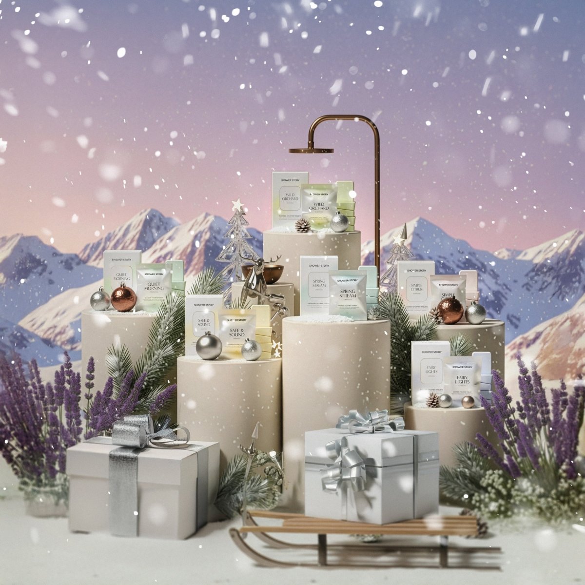 SHOWER STORY_Signature Petite Ensembles_Shower Steamer Daily Set_SSQMDX5