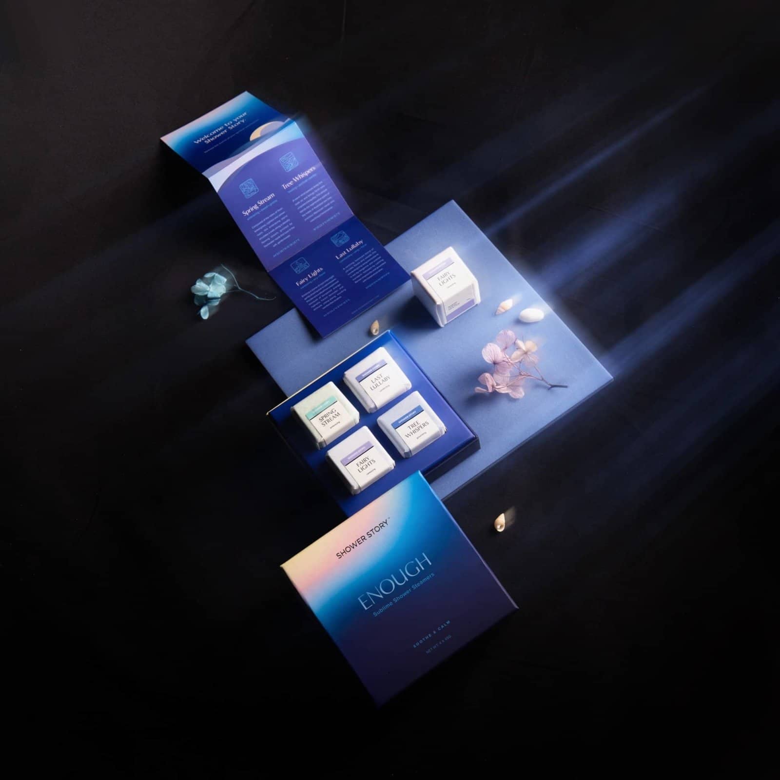 SHOWER STORY_Lite Collections: Complete Bundle – Essential Oil Infused Shower Steamers_Shower Steamer Gift Set_SSX4BDL2