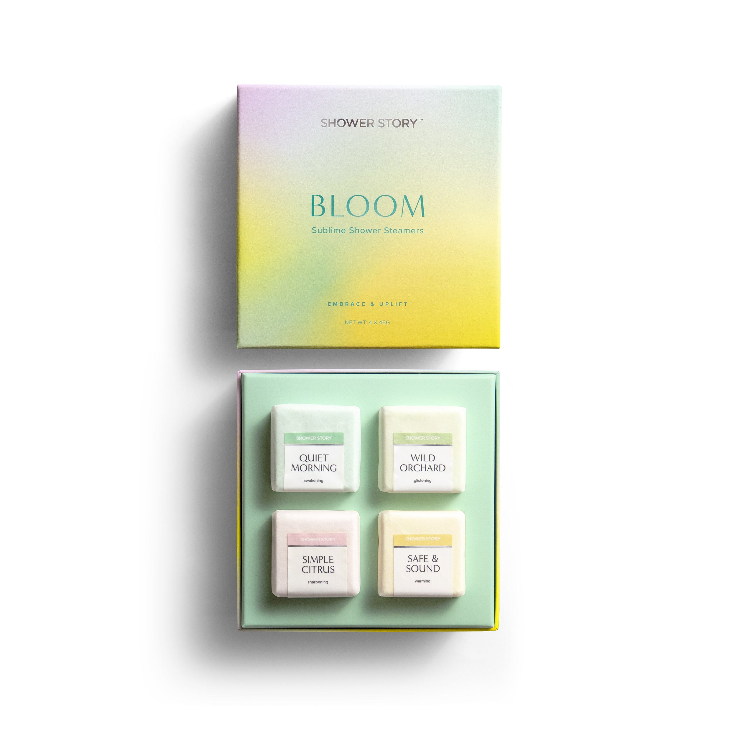 BLOOM Lite: Embrace + Uplift – Essential Oil Infused Sublime Shower Steamers