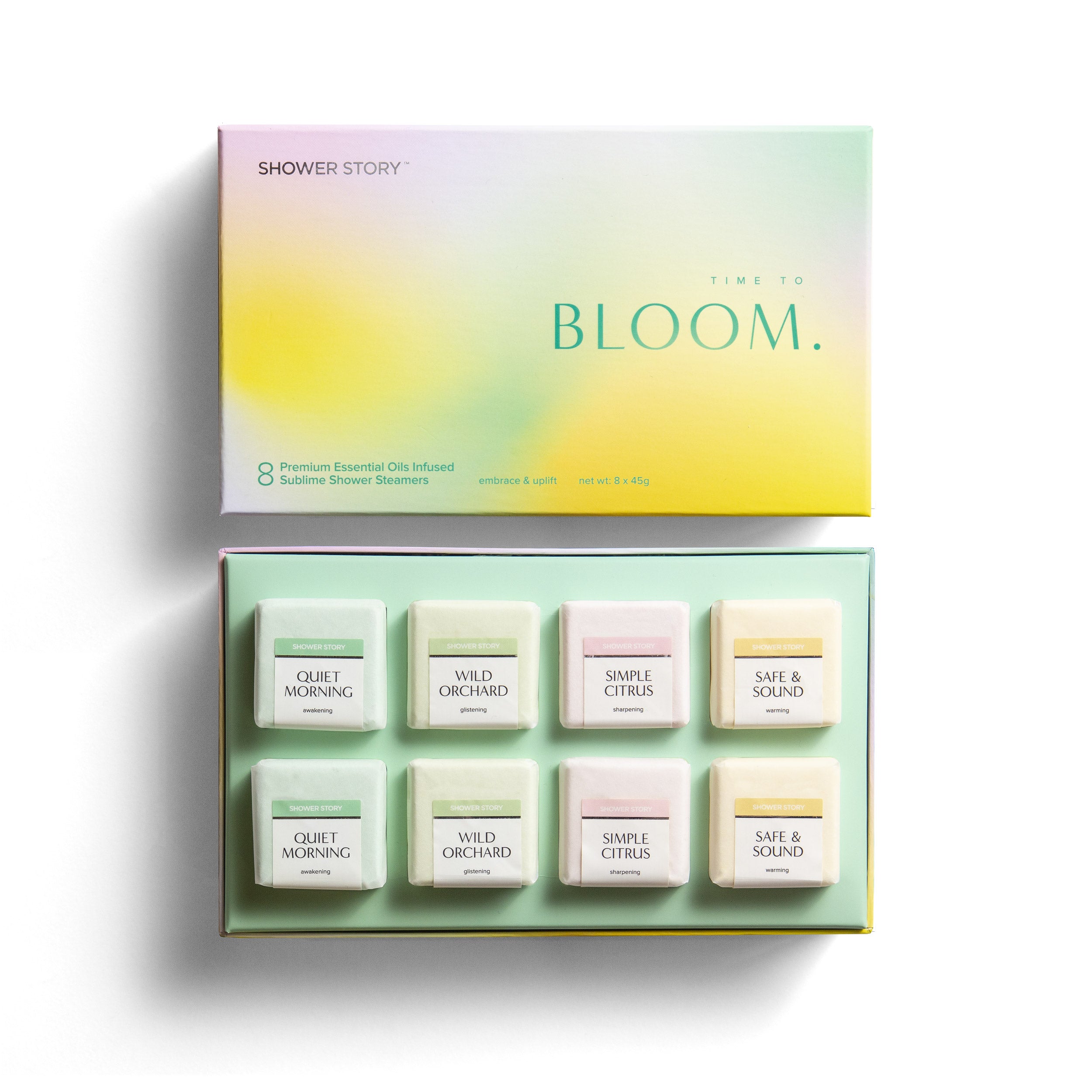 BLOOM Lux: Embrace + Uplift – Essential Oil Infused Sublime Shower Steamers