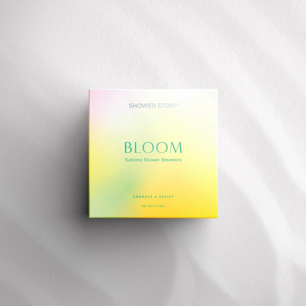 SHOWER STORY_BLOOM Lite: Embrace + Uplift – Essential Oil Infused Shower Steamers_Shower Steamer Gift Set_SSBLX4